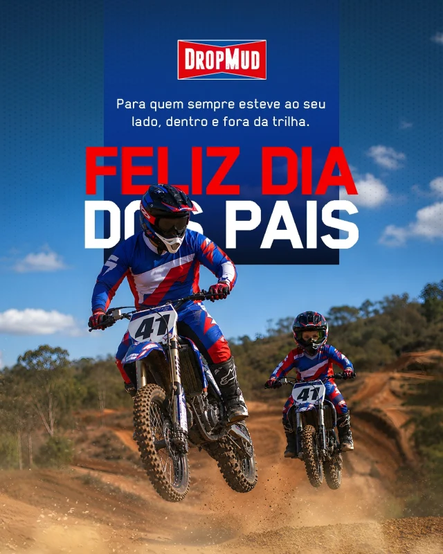 Feliz Dia dos Pais para quem ensinou os primeiros caminhos, compartilhou as primeiras experiências e esteve presente em cada etapa da jornada.

Dentro e fora do off-road, algumas parcerias acompanham a vida inteira.

#Dropmud #diadospais #offroad #motocross #enduro