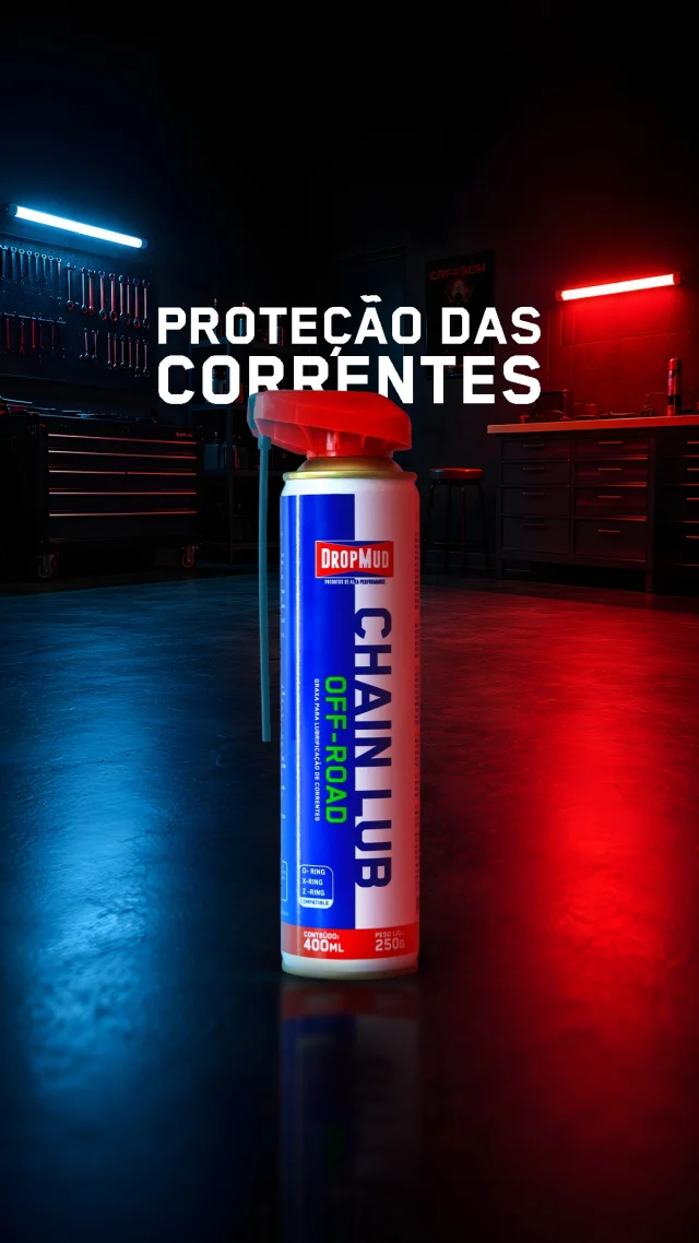Proteção, desempenho e durabilidade trabalham juntos quando a lubrificação é feita da maneira correta.

O Chain Lub foi desenvolvido para proteger a corrente contra desgaste prematuro, reduzir atrito entre os componentes e proporcionar lubrificação prolongada mesmo em condições severas de uso.

Mais eficiência para quem exige o máximo da moto.

#Dropmud #chainlub #offroad #motocross #enduro